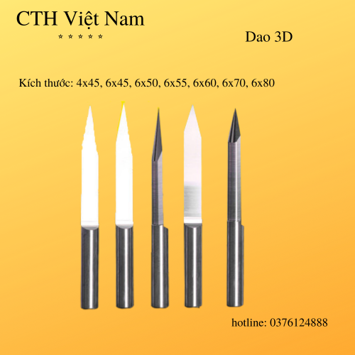 Dao 3D  thường